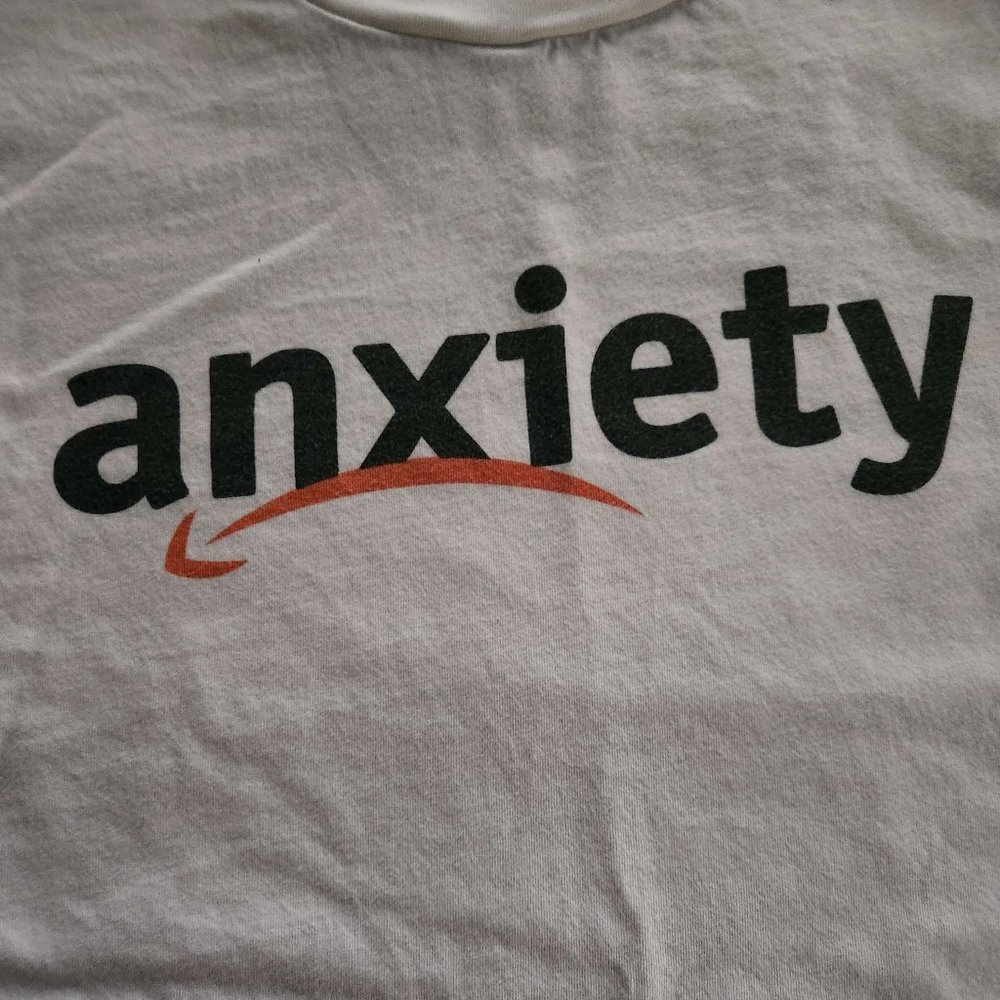 Small Cool Shirtz Anxiety Amazon Parody Shirt